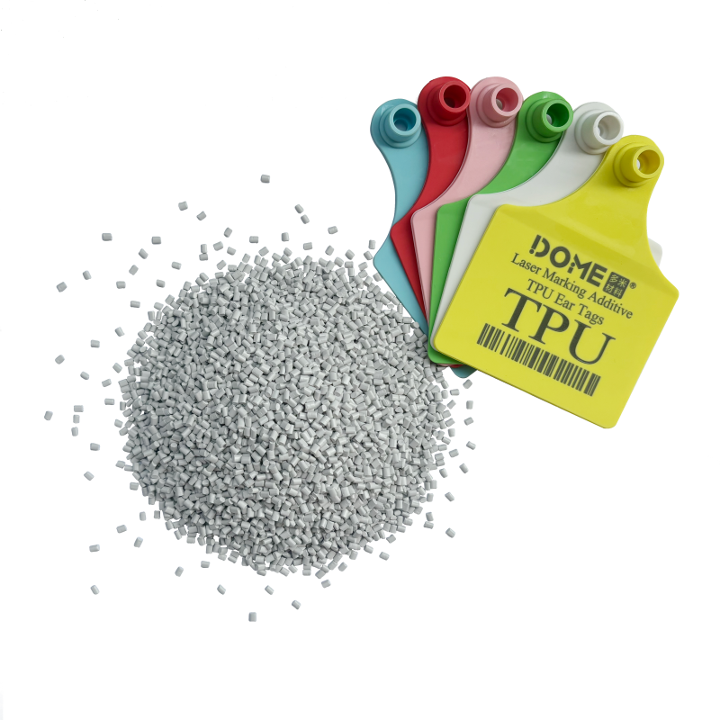 laser additive masterbatch | laser marked black on colored polymer