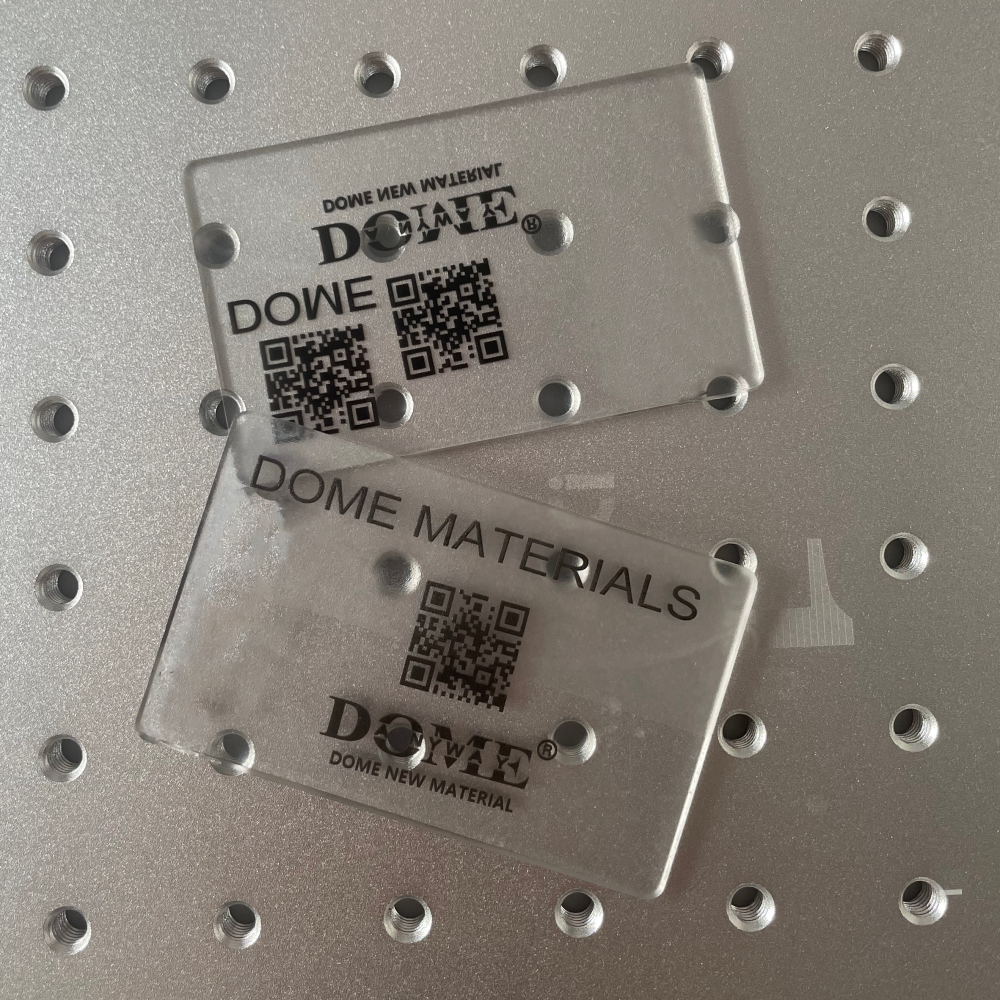 acrylic material pc transparent polymer marking black