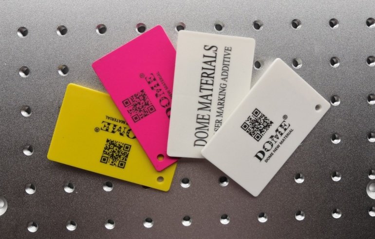 laser marking additive for pc black marking on colored polymer
