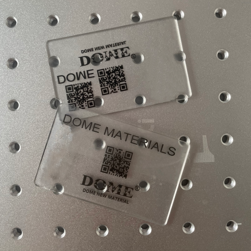 laser marking additive masterbatch for transparent polymer
